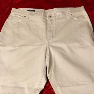 LANDS END white jeans